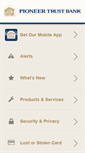 Mobile Screenshot of pioneertrustbank.com